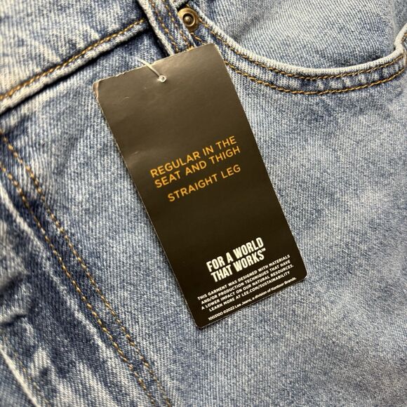 NWT Lee Jeans Regular Straight Leg Mens 40x29 Blue Comfort Stretch Medium Wash - Picture 3 of 7